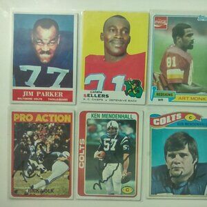 Football cards bundle of 6